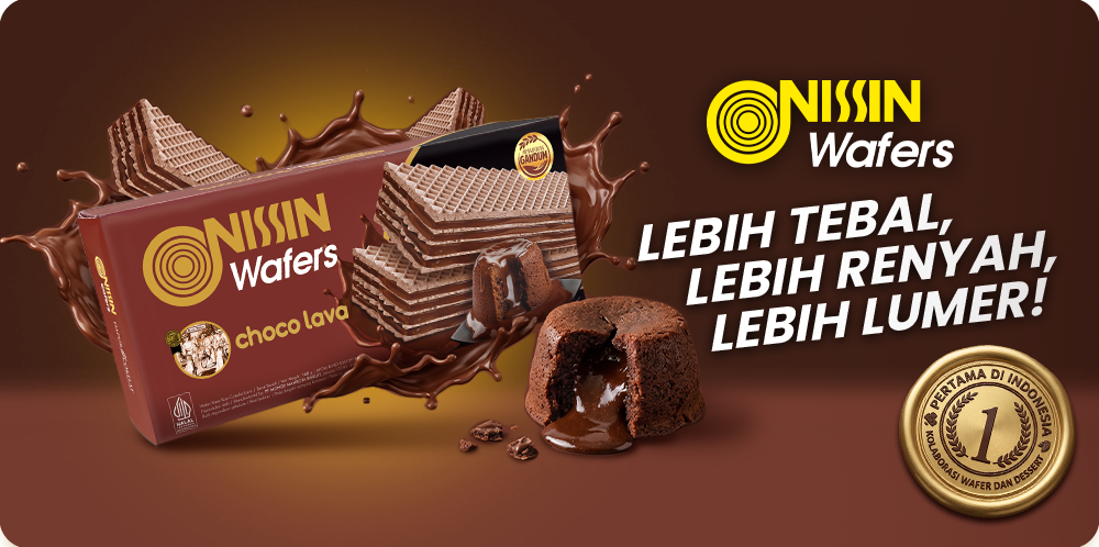 Nissin Wafers, LEBIH TEBAL, LEBIH RENYAH, LEBIH LUMER!
