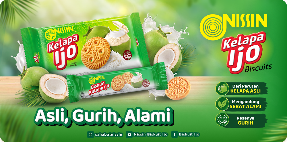  Biskuit Kelapa, Ya Nissin Kelapa Ijo, Yang Warna Hijau