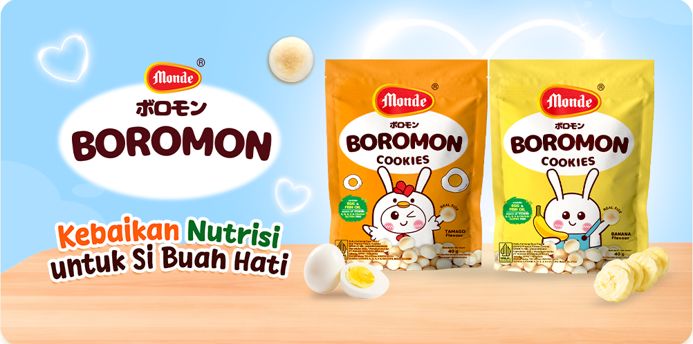 Monde Boromon, Kebaikan nutrisi untuk si buah hati.
