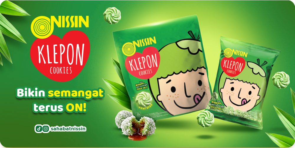 Nissin Klepon Cookies, Bikin semangat ON Terus.