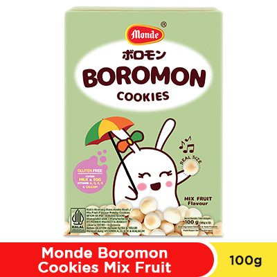 Monde Boromon Cookies Mix Fruit 100 gr