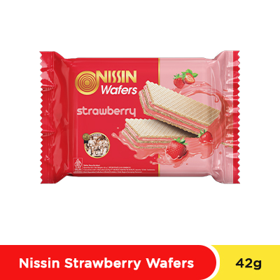 Nissin Strawberry Wafer 42 gr