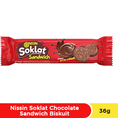 Nissin Soklat Chocolate Sandwich Biscuit 36 gr 
