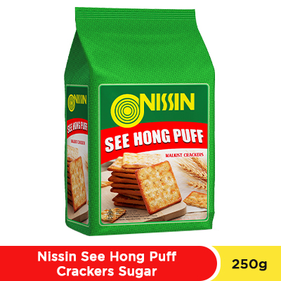 Nissin See Hong Puff Crackers Sugar 250 gr 