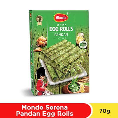 Monde Egg Roll Pandan 70 gr 