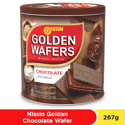 Nissin Golden Chocolate Wafer 267 gr