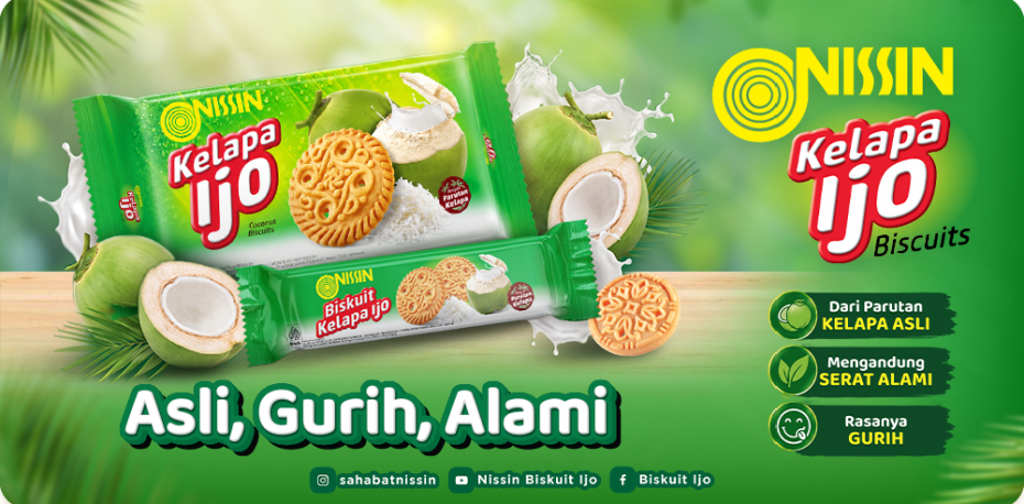  Biskuit Kelapa, Ya Nissin Kelapa Ijo, Yang Warna Hijau
