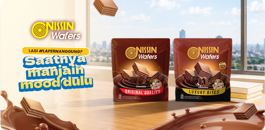 Nissin Wafers Pouch, Lagi laper nanggung? Saatnya manjain Mood dulu