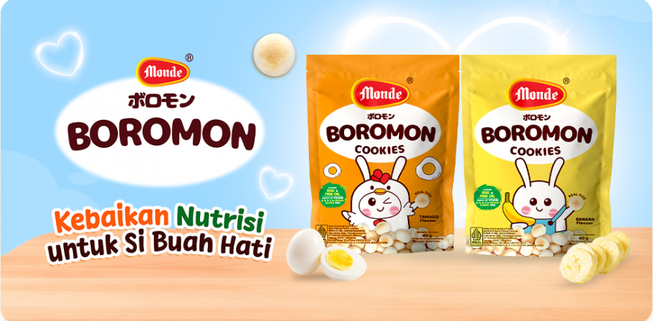 Monde Boromon, Kebaikan nutrisi untuk si buah hati.