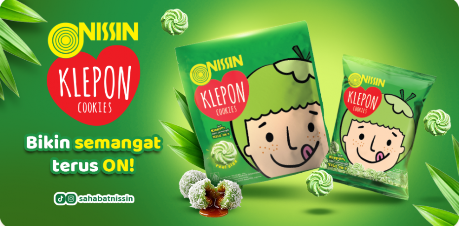 Nissin Klepon Cookies, Bikin semangat ON Terus.